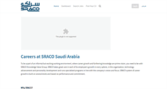 Desktop Screenshot of careers.sraco.com.sa